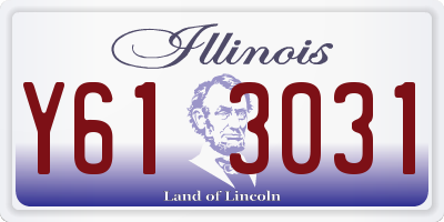 IL license plate Y613031