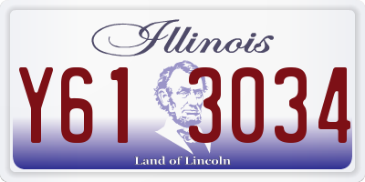 IL license plate Y613034