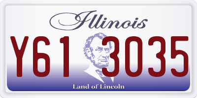 IL license plate Y613035