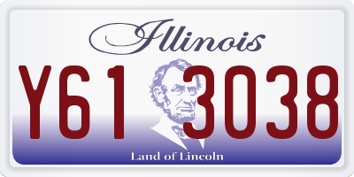 IL license plate Y613038