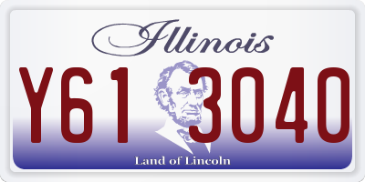 IL license plate Y613040