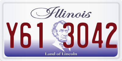 IL license plate Y613042