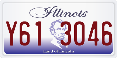 IL license plate Y613046