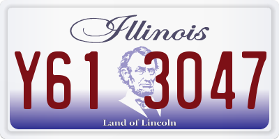 IL license plate Y613047