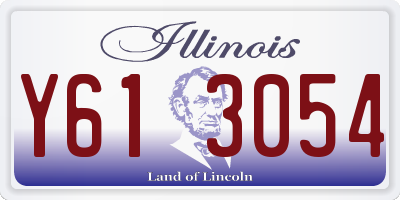 IL license plate Y613054