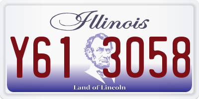 IL license plate Y613058