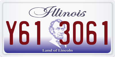 IL license plate Y613061