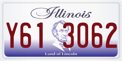 IL license plate Y613062