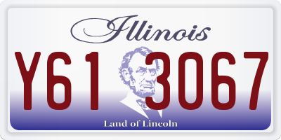 IL license plate Y613067