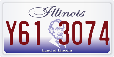 IL license plate Y613074