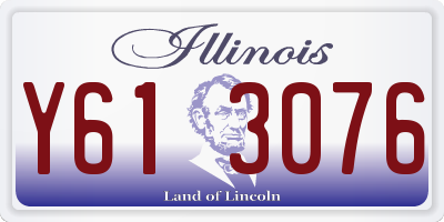 IL license plate Y613076