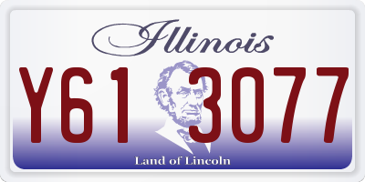 IL license plate Y613077