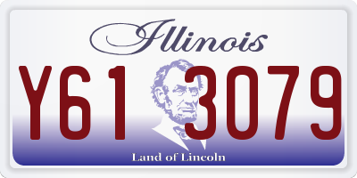 IL license plate Y613079