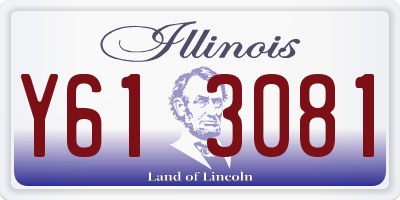 IL license plate Y613081