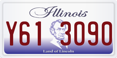 IL license plate Y613090