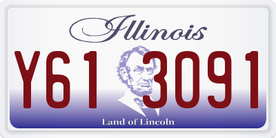 IL license plate Y613091
