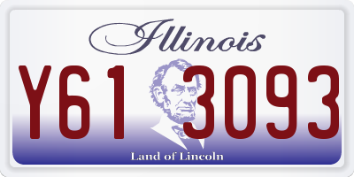 IL license plate Y613093