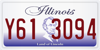 IL license plate Y613094