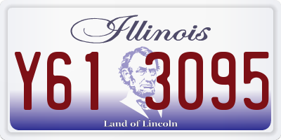 IL license plate Y613095