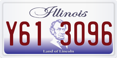 IL license plate Y613096