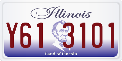 IL license plate Y613101
