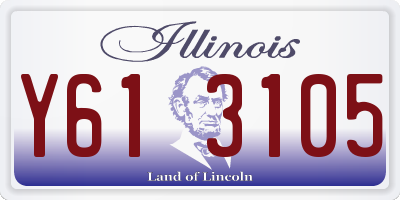 IL license plate Y613105