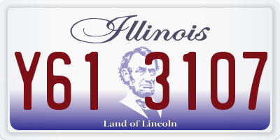 IL license plate Y613107