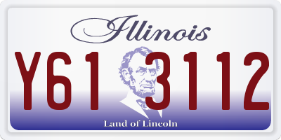 IL license plate Y613112