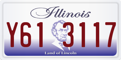 IL license plate Y613117