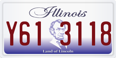 IL license plate Y613118
