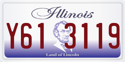 IL license plate Y613119