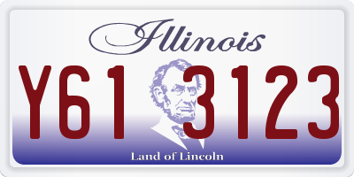 IL license plate Y613123