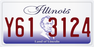 IL license plate Y613124