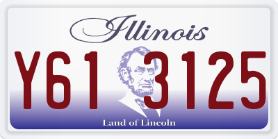 IL license plate Y613125