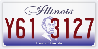 IL license plate Y613127