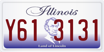 IL license plate Y613131