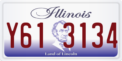 IL license plate Y613134