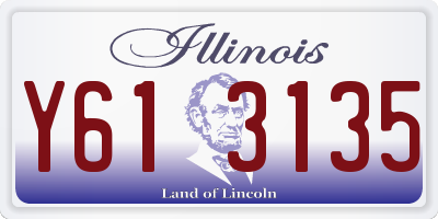 IL license plate Y613135