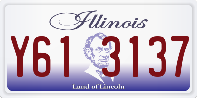 IL license plate Y613137