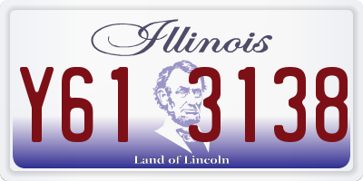 IL license plate Y613138