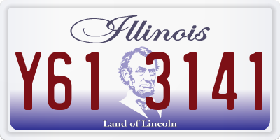 IL license plate Y613141