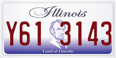 IL license plate Y613143