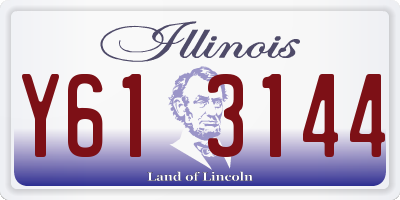 IL license plate Y613144