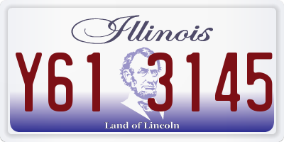 IL license plate Y613145