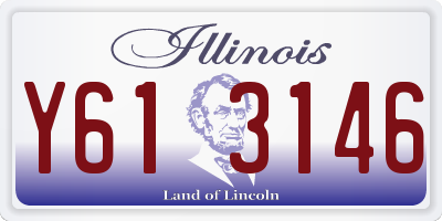 IL license plate Y613146