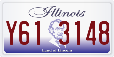 IL license plate Y613148
