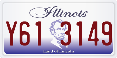 IL license plate Y613149