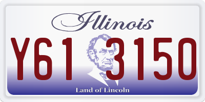 IL license plate Y613150