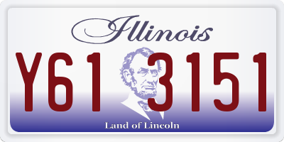 IL license plate Y613151