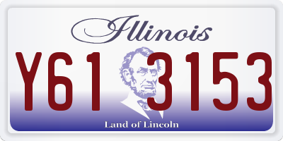 IL license plate Y613153